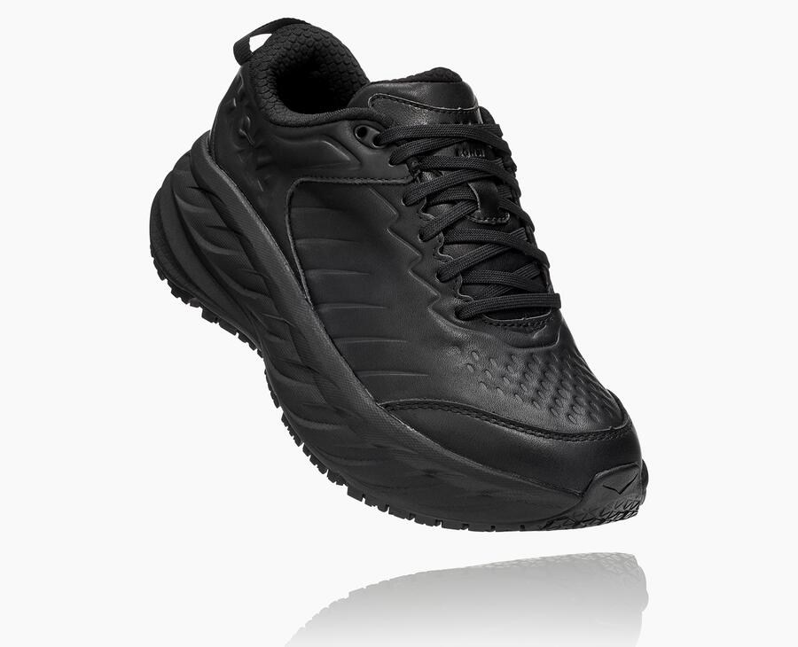Hoka Bondi Sr - Women's Running Shoes - Black - UK 840UQWABT